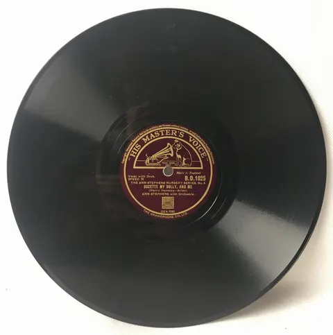 Ann Stephens with Orch.: Christopher Robin Alone in The Dark/Suzette My Doll and Me BD1025 HMV