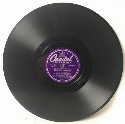 Al Casey and His Sextet: How High The Moon/Sometimes I'm Happy 10034 Capitol