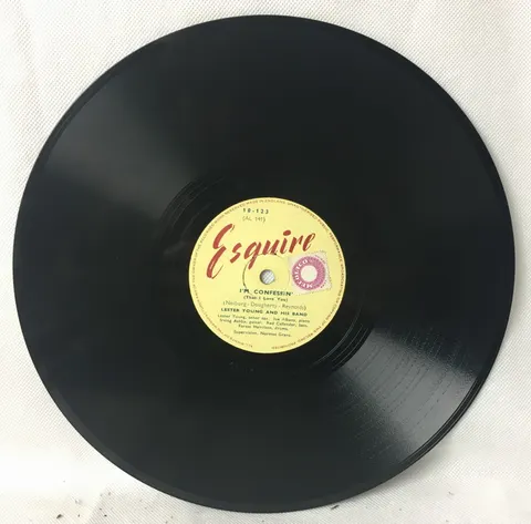 Lester Young and His Band: Jumpin' with Symphony Sid/I'm Confessin 10123 Esquire