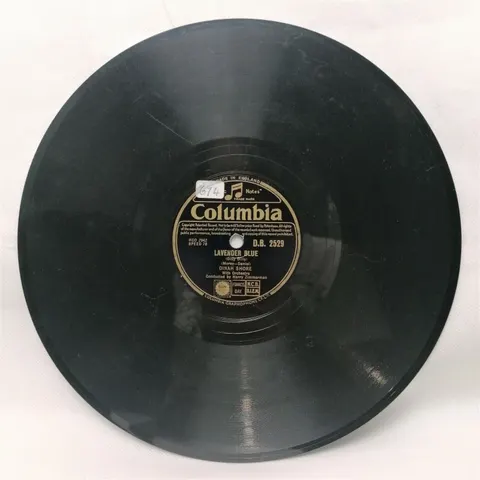 Dinah Shore: Forever and Ever/Lavender Blue DB2529 Columbia
