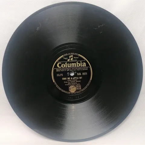 Dinah Shore: Two Silhouettes/Coax Me a Little Bit DB2271 Columbia