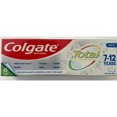 COLGATE TOTAL Pasta do zębów, JUNIOR 7-12 LAT, 50 ml