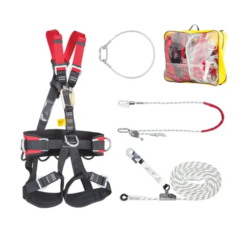 PROTEKT ROOFER PRO/10 Zestaw asekuracyjny do pracy na dachu stromym M-XL 10m