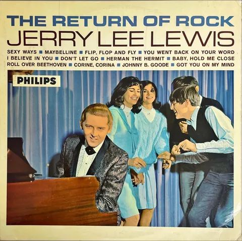Jerry Lee Lewis The Return Of Rock LP B14557 VG