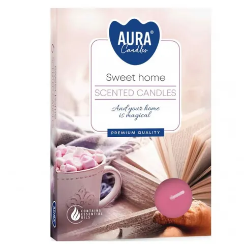 BISPOL Podgrzewacze zapachowe SWEET HOME, 6 szt