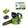 Pilarka łańcuchowa akumulatorowa 24V Greenworks GD24CS30K4 zestaw ładowarka + aku 4Ah
