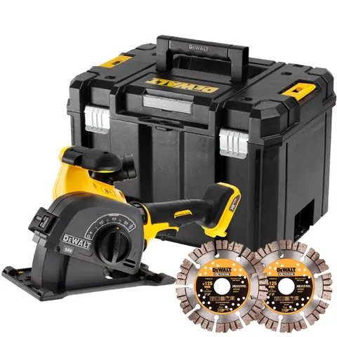 Dewalt DCG200NT AKUMULATOROWA BRUZDOWNICA 54V FLEXVOLT 125MM 0*AH