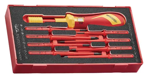 Wkrętak dynamometryczny 1-5 Nm VDE TengTools w zestawie pianka