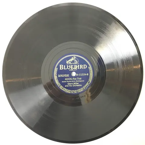 Glenn Miller Adios / Under Blue Canadian Skies B11219 Bluebird