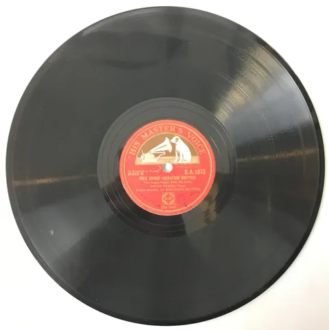 Peter Pears Folk Songs DA1873 HMV