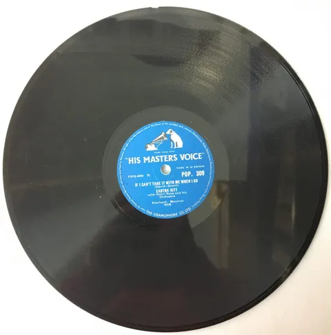Eartha Kitt If I Can't Take it With Me When I Go / Just an Old-Fashioned Girl POP309 HMV