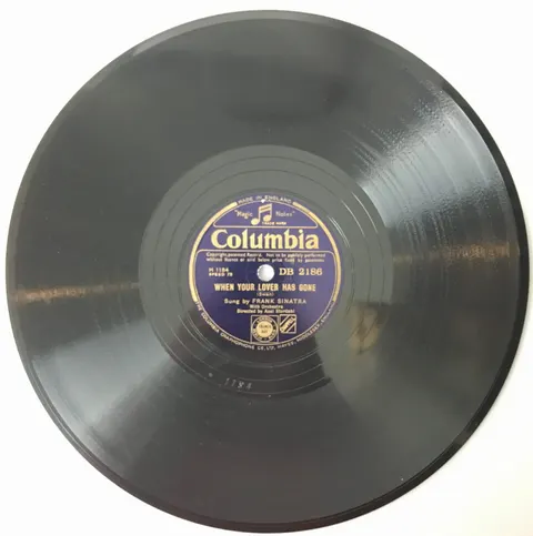 Frank Sinatra When Your Lover Has Gone / She's Funny That Way DB2186 Columbia