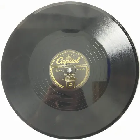 Kay Starr Too Busy! / Side by Side CL13871 Capitol