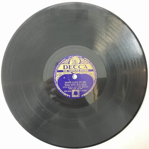 Lita Roza & Ted Heath Make Love to Me / Bell Bottom Blues F10269 Decca