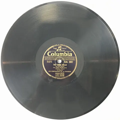 Les Compagnons De la Chanson The Three Bells / That Lucky Old Sun DB2697 Columbia