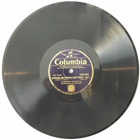 Clapham & Dwyer Fairy Tales Part 1, 2 DB681 Columbia