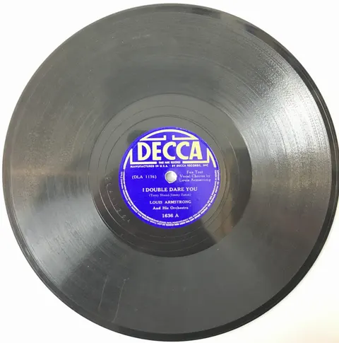 Louis Armstrong I Double Dare You / Satchel Mount Swing 1636 Decca
