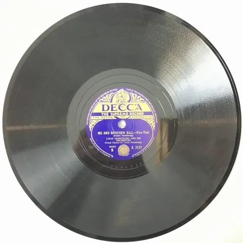 Louis Armstrong Savoy Blues / Me and Brother Bill F7177 Decca