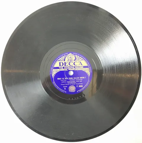 Louis Armstrong What is This Thing Called Swing? / Jeepers Creepers F6990 Decca