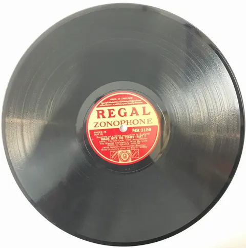 Gracie Fields Gracie With The Troops Part 1, 2 MR3156 Regal Zonophone