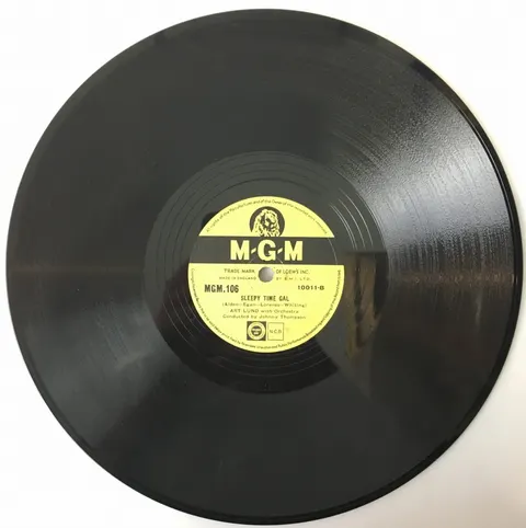 Art Lund Sleepy Time Gal / Peg O'My Heart MGM106 MGM