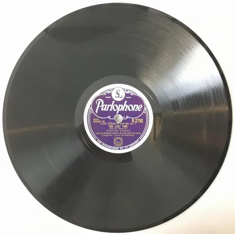 Louis Armstrong The Last Time / Ory's Creole Trombone R2792 Parlophone