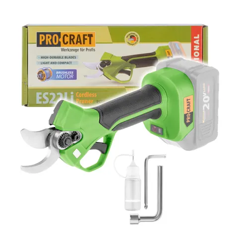 Procraft Sekator akumulatorowy 20V 25mm ES22LIBB (bez akumulatora i ładowarki)