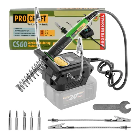 Akumulatorowa stacja lutownicza Procraft CS60bb (bez akumulatora i ładowarki) | CS60BB