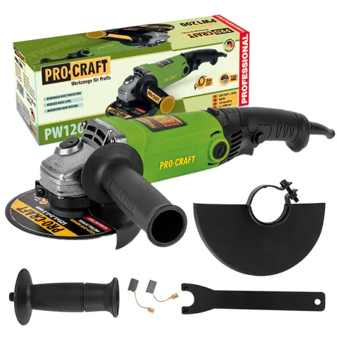 Procraft Szlifierka kątowa 125 mm 860W PW1200