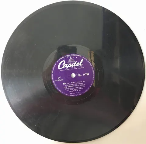 Johnny Otis Show Ma (He's Makin' Eyes At Me) Romance In The Dark CL14794 Capitol