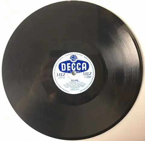 Ken Colyer's Jazzmen Red Wing / It Looks Like a Big Time Tonight F10565 Decca