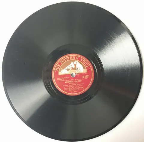 Benny Goodman Orch. Whispering / My Melancholy Baby B8533 HMV