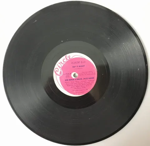 Kid Rena's Delta Jazz Band Get it Right / Weary Blues J1038 Circle