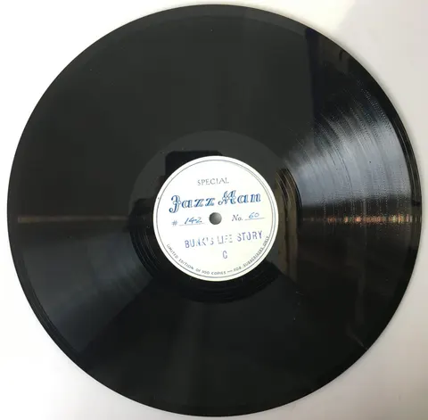 Bunk Johnson's Original Band Yes Lord I'm Crippled / Bunk's Life Story No60 Jazz Man