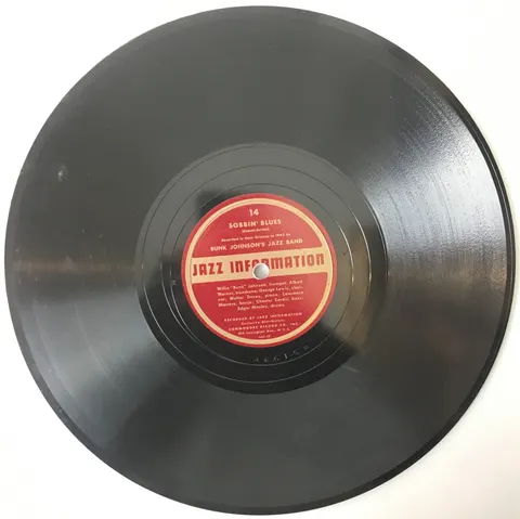 Bunk Johnson's Original Band Dusty Rag / Sobbin' Blues 14 Jazz Information