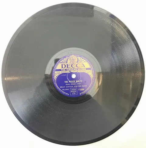 Billy Cotton I Only Saw Him Once / The Petite Waltz F9564 Decca