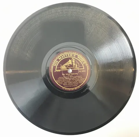 Coleman Hawkin My Blue Heaven / The Sheik of Araby JK2094 HMV