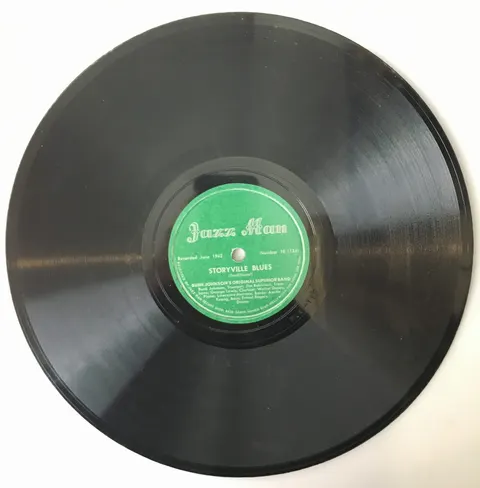 Bunk Johnson's Original Band Storyville Blues / Bunk's Blues Number10 Jazz Man