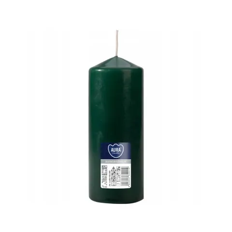 BISPOL Świeca adwentowa walec SW60/150-060, BUTELKOWA ZIELEŃ, 1 szt