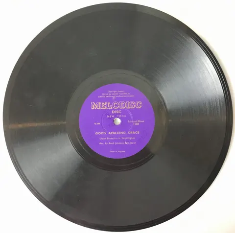 Bunk Johnson's Original Band God's Amaing Grace / Where Could I Go But to The Lord 1101 Melodisc