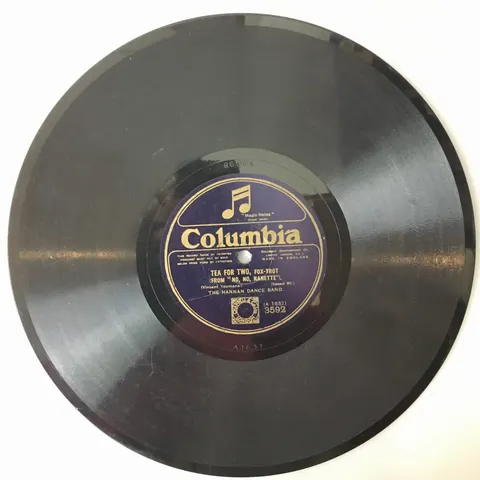 The Hannan Dance Band Tea For Two / I Want To Be Happy 3592 Columbia