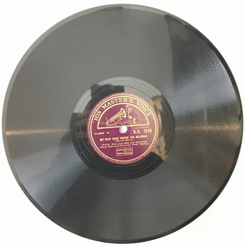 Fats Waller Rhythm Shortnin' Bread / My very good friend the milkman BD1218 HMV