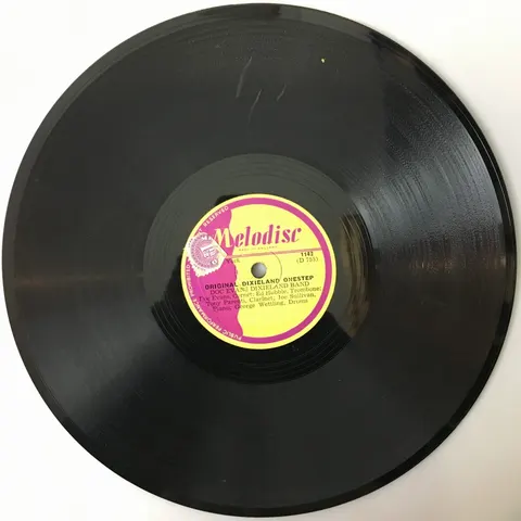 Doc Evans Dixieland Band Original Dixieland Onestep / Barnyard Blues 1142 Melodisc