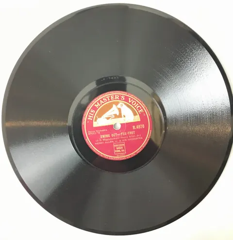 Henry Allen Jr & His Orchestra Swing Out / Feeling Drowsy - Blues B4970 HMV