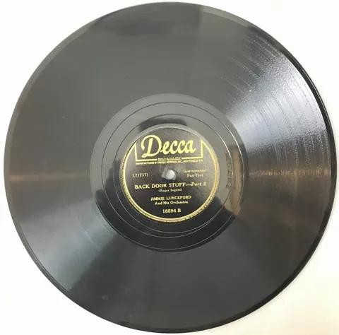 Jimmie Lunceford Orch. Back Door Stuff Part 1,2 18594 Decca