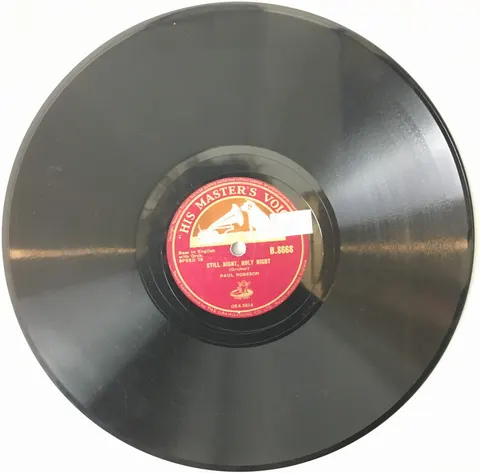 Paul Robeson All Through The Night / Still Night, Holy Night B8668 HMV