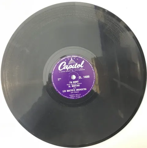 Al. Martino I'm Sorry A Love To Call My Own CL14680 Capitol