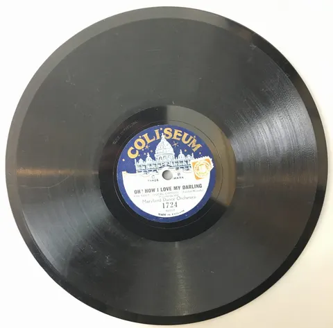Maryland Dance Orchestra Nightingale Waltz / Oh! How I Love my Darling 1724 Coliseum