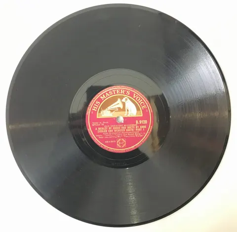 Ziegler & Booth A Medley of Songs and Duets part 1, 2 B9120 HMV