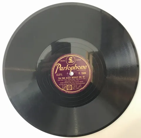 Ivor Moreton & Dave Kaye Tin Pan Alley Medley no. 97 F2606 Parlophone